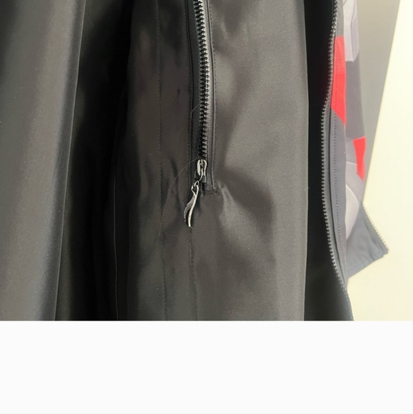 Reversible umbrella ☔ print raincoat w/hood NWT - Picture 7 of 12